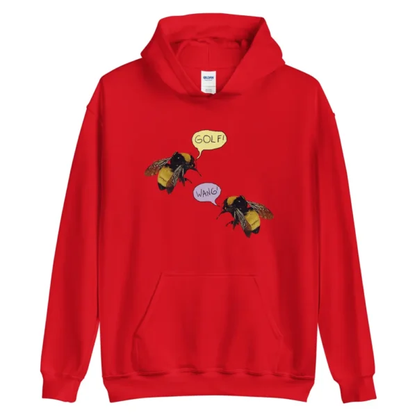 Save The Bees Golf Wang Red Hoodie