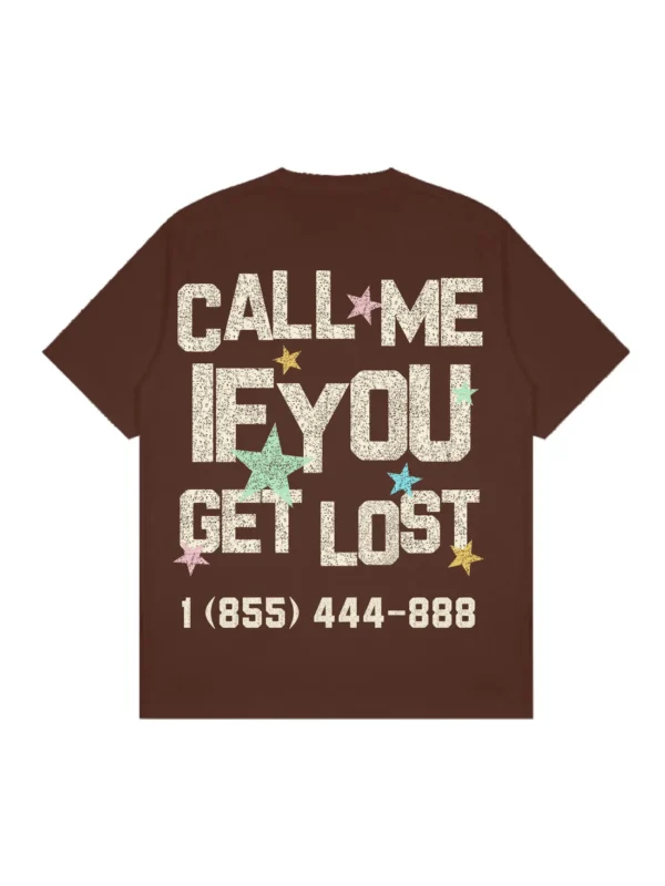 Call Me If You Get Lost Shirt Brown
