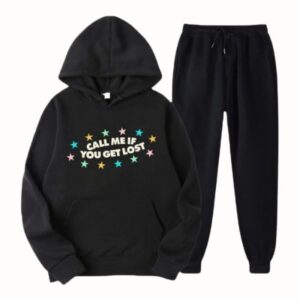 Call Me If You Get Lost Black Tracksuit