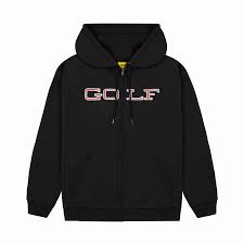 Black Full Zip Up Tyler The Creator Golf Wang hoodie