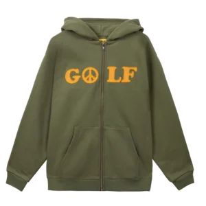 Green Full Zip Up Tyler The Creator Golf Wang Hoodie