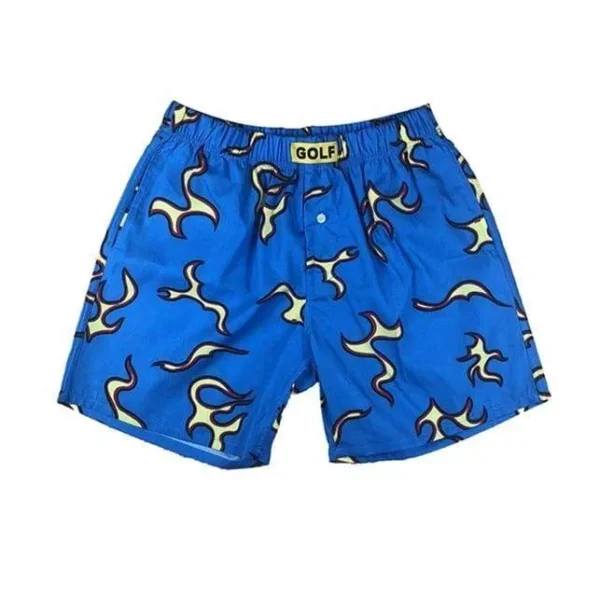 Tyler The Creator Flame Golf Shorts